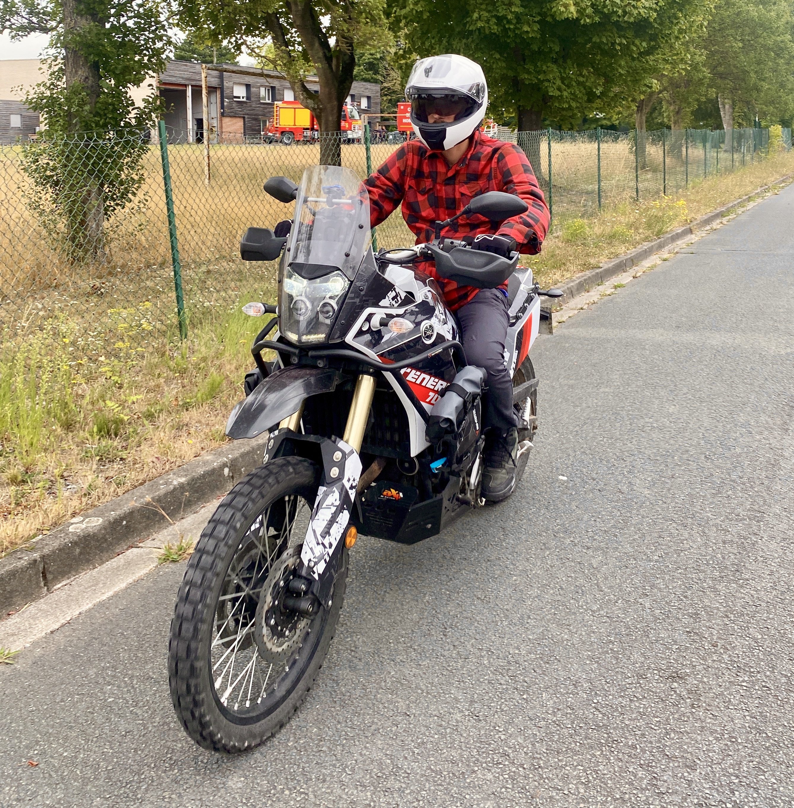 casque porté en conduite