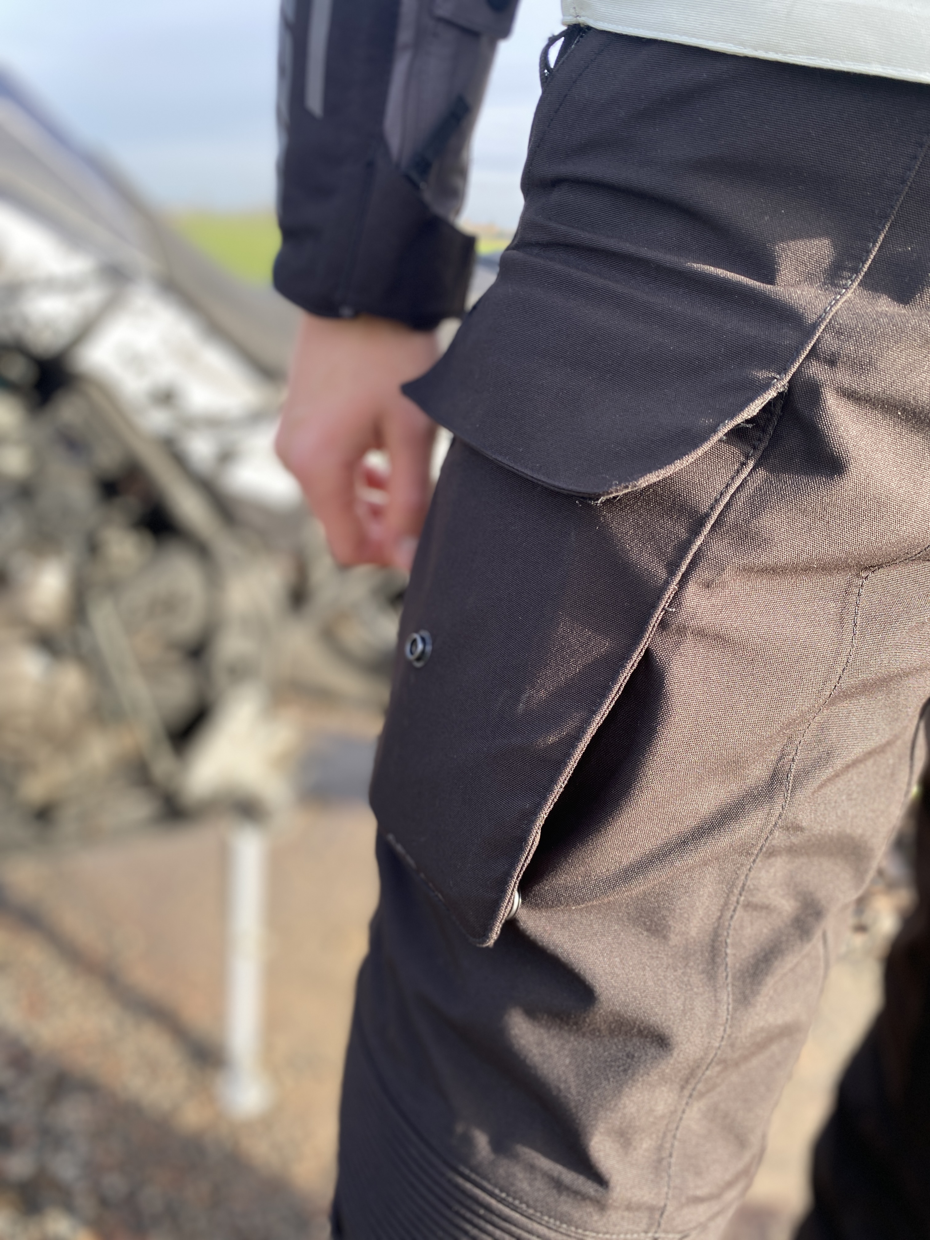 Zoom sur la poche qui sert aussi de ventilation