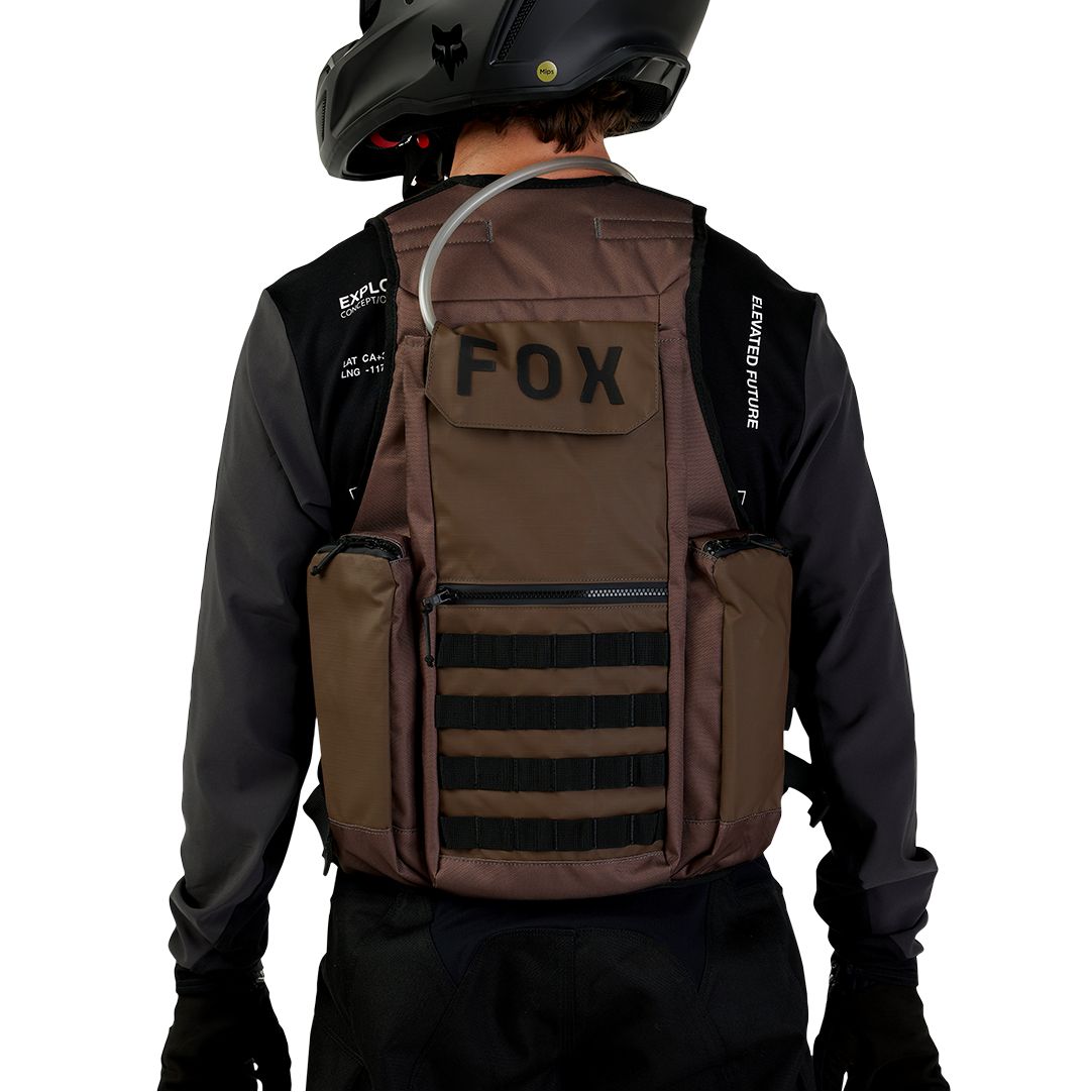 Veste sans manches enduro Fox, vue de dos