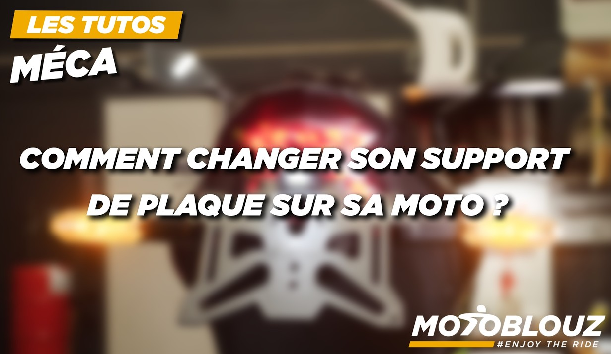 Tuto méca : comment installer un support de plaque et des clignotants sur sa moto ?
