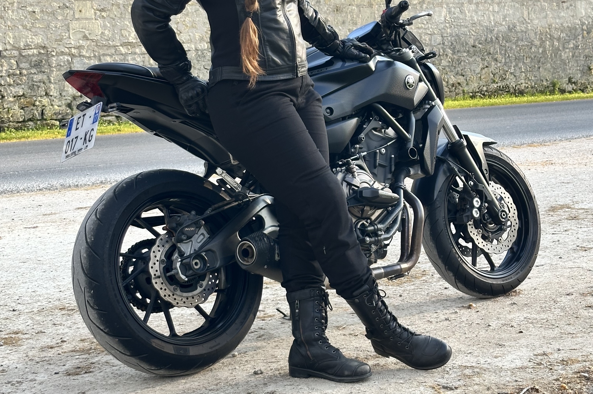 Pantalon DXR Chino Evo Lady, testé et validé par Lordezia, cliente Motoblouz