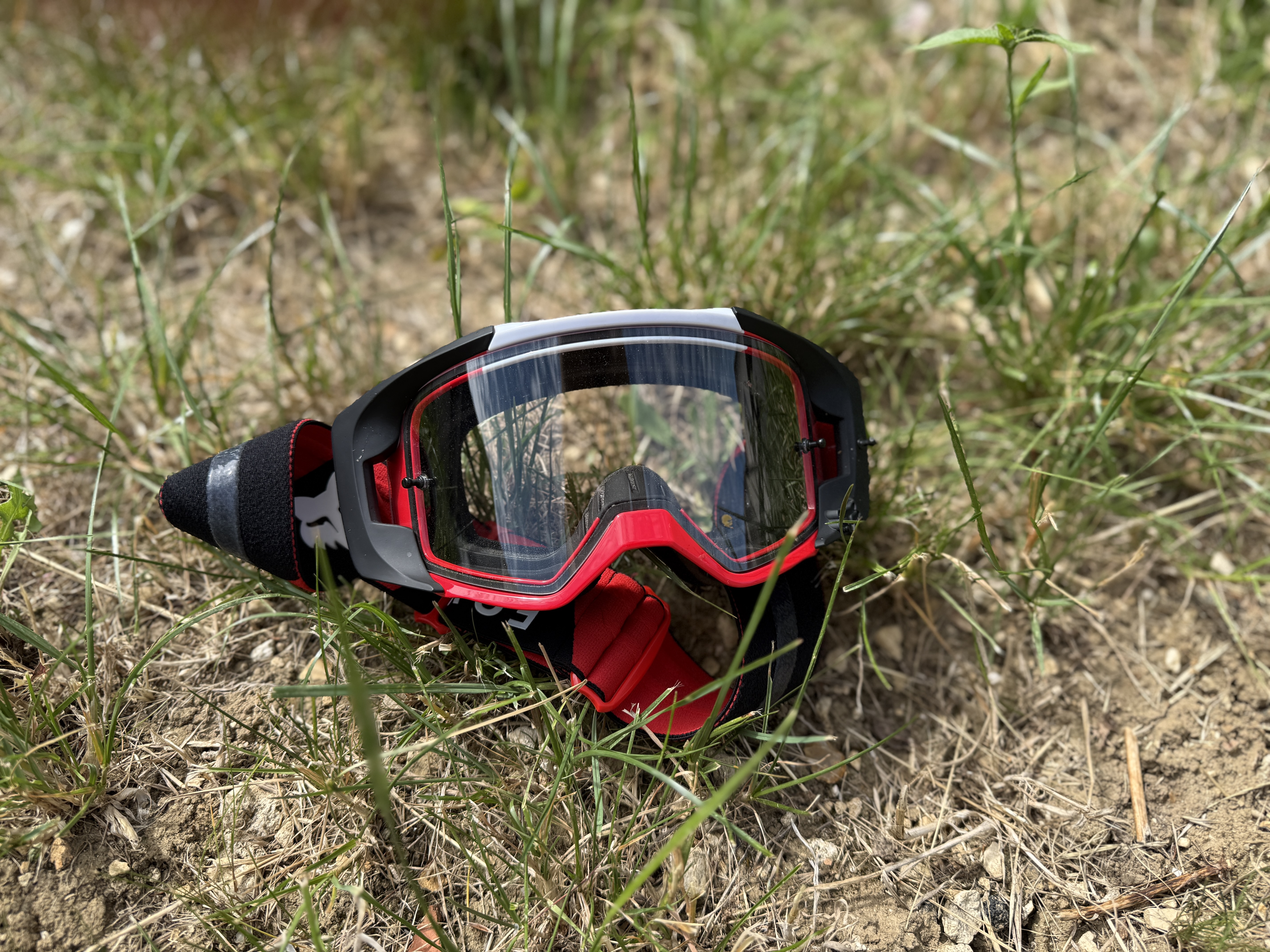focus sur le masque cross Fox Vue Core Clear