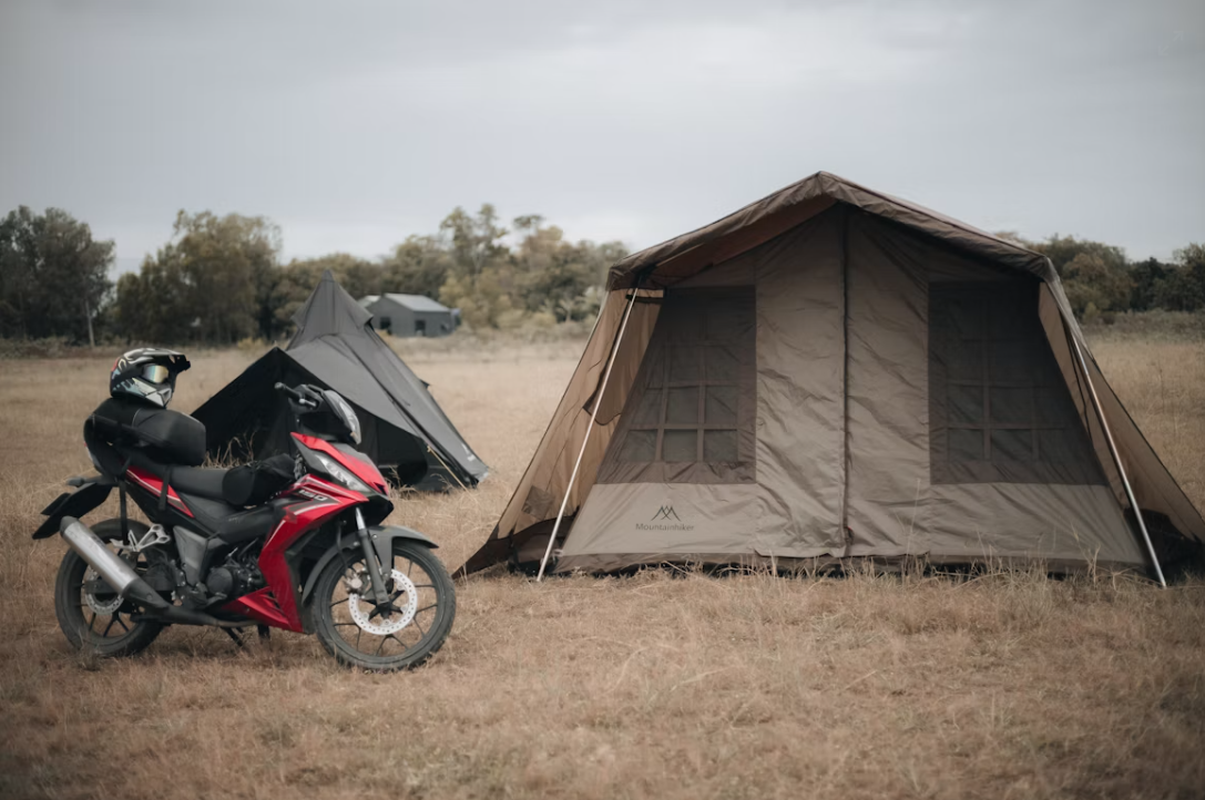 bivouac à moto