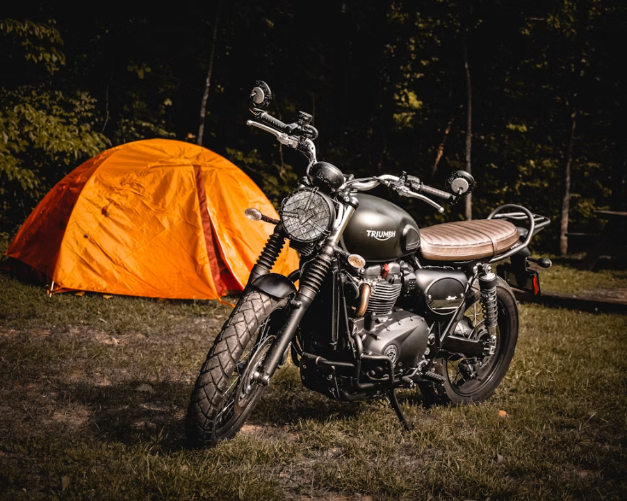 camping à moto