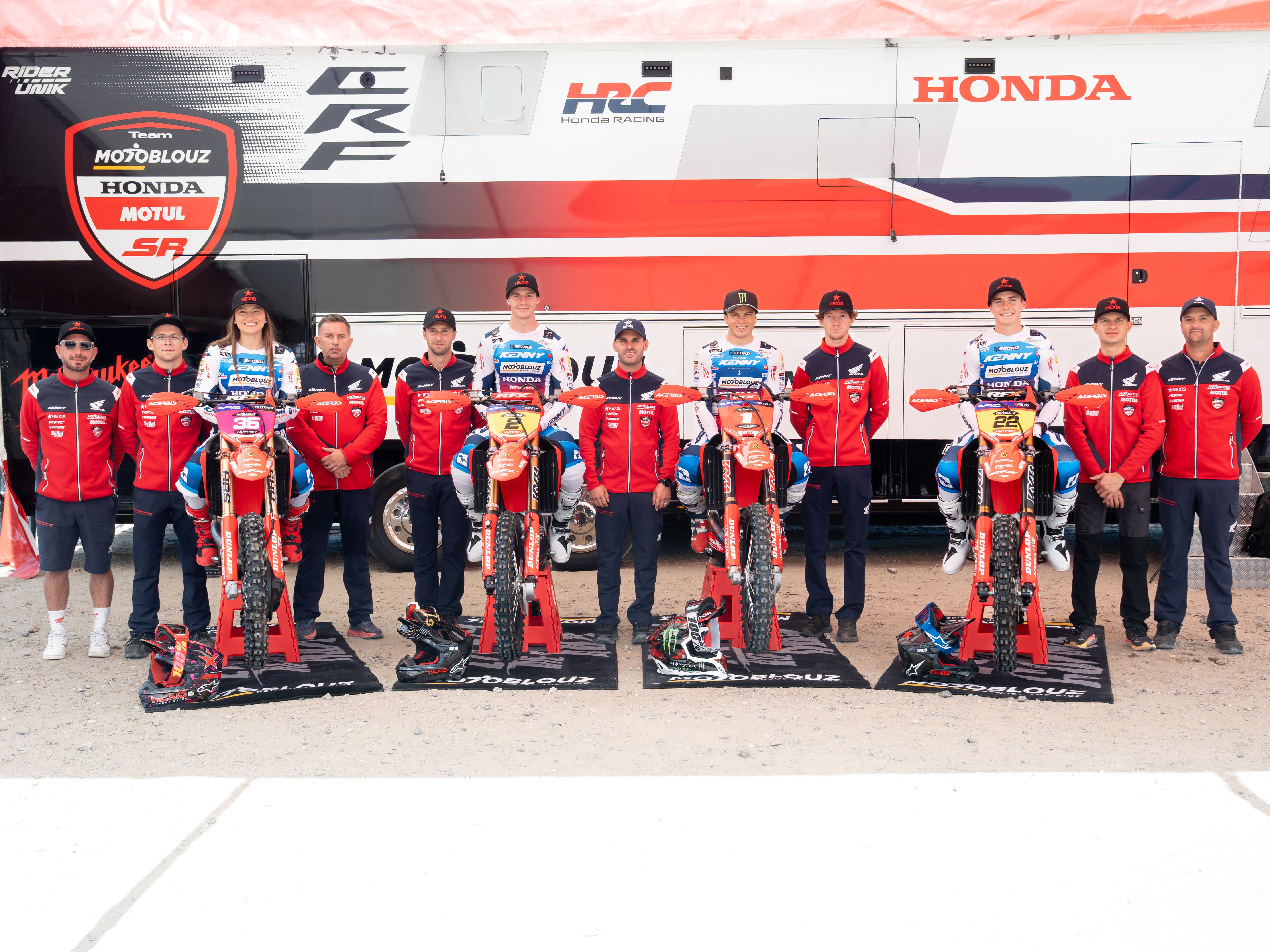 Présentation du team Honda Motoblouz SR
