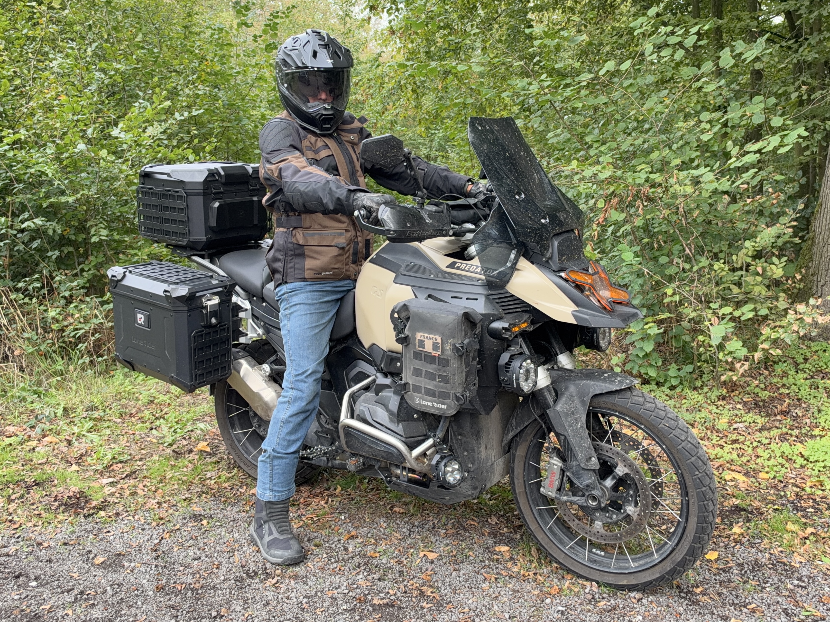 veste et pantalon de l'ensemble Held CARESE 3 à l'essai